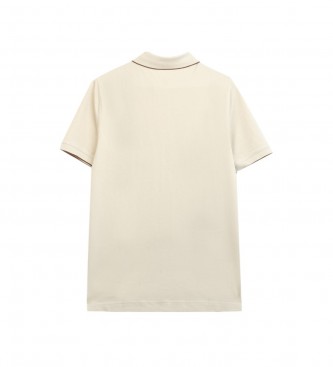 Calvin Klein Schlankes Pique-Polohemd beige