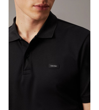 Calvin Klein Schmales Poloshirt schwarz