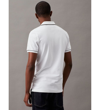 Calvin Klein Polo Slim blanc