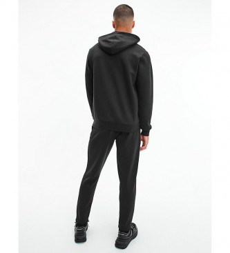 Calvin Klein Sweatshirt Hoodie e logótipo preto