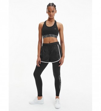 Calvin Klein Soutien-gorge de sport à faible soutien noir