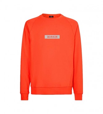 Calvin Klein Felpa arancione in spugna di cotone - Esdemarca Store moda,  calzature e accessori - migliori marche di scarpe e scarpe firmate