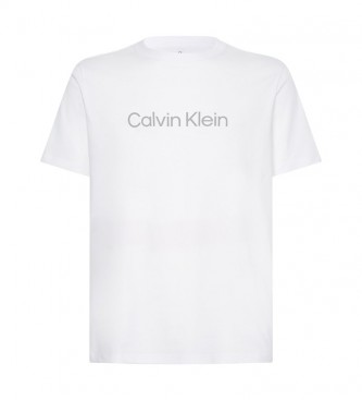 Calvin Klein T-shirt avec logo sur la poitrine, blanc