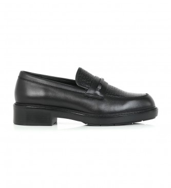 Calvin Klein Rbr Sole Loafer leather loafers black
