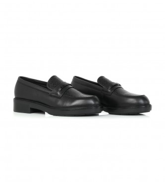 Calvin Klein Rbr Sole Loafer mocassins de couro preto