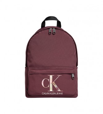Calvin Klein Sac à dos rond recyclé K60K608841 marron -40x27,5x13cm