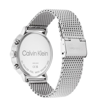 Calvin Klein Analogowy zegarek modowy posrebrzany