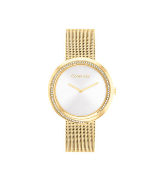 Calvin Klein Analogowy zegarek modowy biały