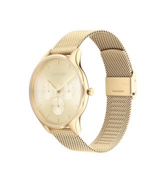 Calvin Klein Złoty analogowy zegarek modowy