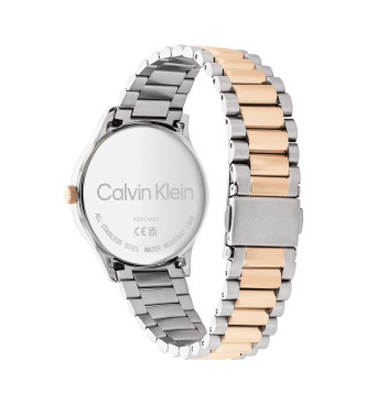 Calvin Klein Analogowy zegarek modowy posrebrzany