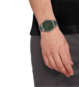 Calvin Klein Modny zegarek analogowy zielony