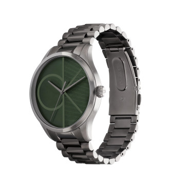 Calvin Klein Modny zegarek analogowy zielony