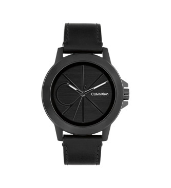 Calvin Klein Remise � z�ro de l'horloge analogique noire