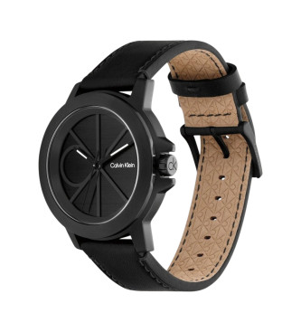 Calvin Klein Remise � z�ro de l'horloge analogique noire