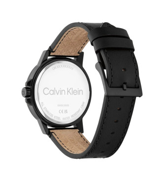 Calvin Klein Remise � z�ro de l'horloge analogique noire