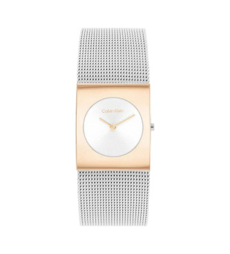 Calvin Klein Reloj Ck Pulse plateado, rosa dorado