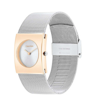 Calvin Klein Reloj Ck Pulse plateado, rosa dorado