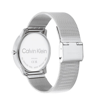 Calvin Klein Iconic Mesh klocka i silver