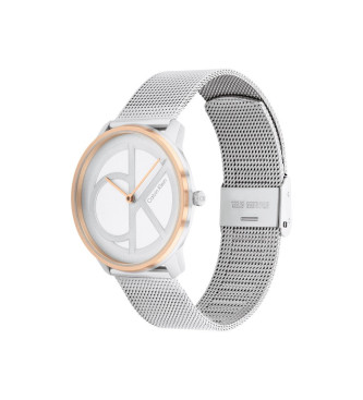 Calvin Klein Iconic Mesh silver watch