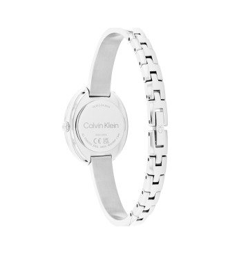 Calvin Klein Twisted Bezel silver watch