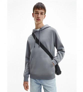 Calvin Klein Jeans Sweatshirt Repeat Logo grijs 