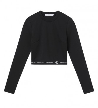 Calvin Klein Repita a camiseta Logo Milano preta