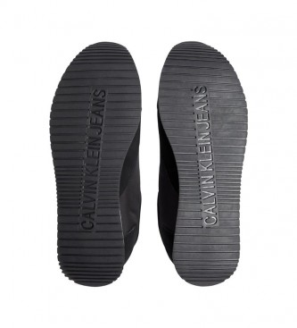 Calvin Klein Retro Runner 2 black leather sneakers