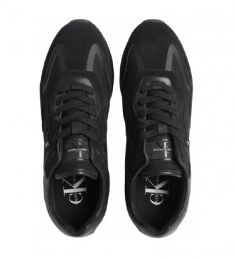 Calvin Klein Chaussures Runner en cuir noir