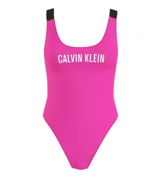 Calvin Klein Swimsuit Scoop Back One Pice pink