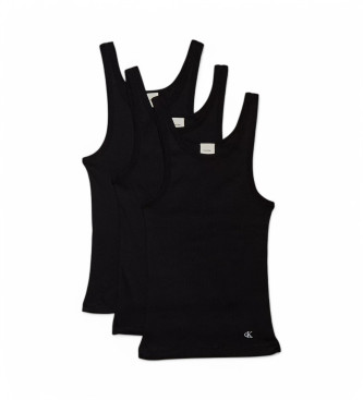 Calvin Klein Set of 3 black tank tops