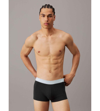 Calvin Klein Set di 5 boxer neri a vita bassa