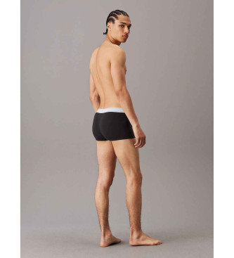 Calvin Klein Conjunto de 5 boxers de cintura baixa preto