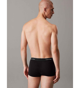 Calvin Klein Conjunto de 5 boxers pretos de cintura baixa