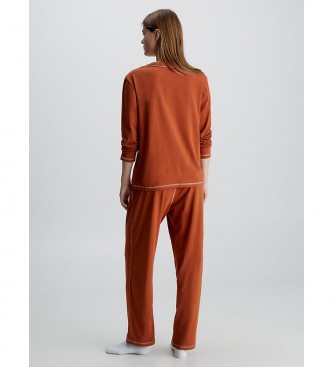 Calvin Klein Orange Pyjama Gift Set