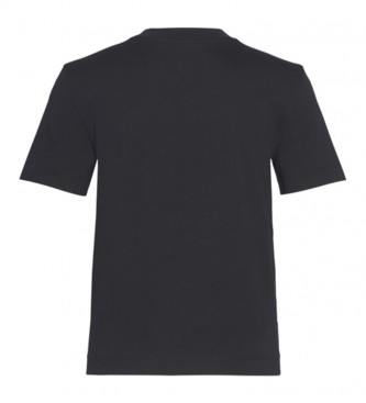 Calvin Klein Camiseta Shrunken Institutional Logo negro