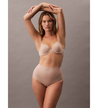 Calvin Klein Culotte taille haute Shapewear - Stay Put Stretch beige