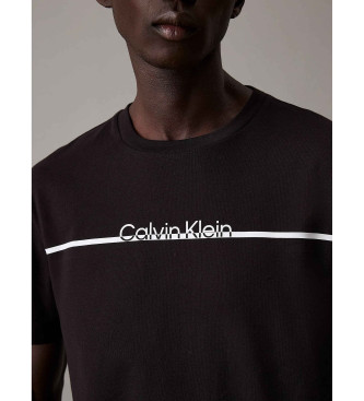 Calvin Klein T-shirt nera con logo