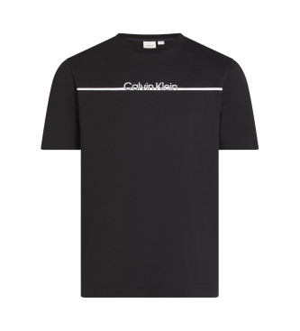 Calvin Klein T-shirt com logtipo preto