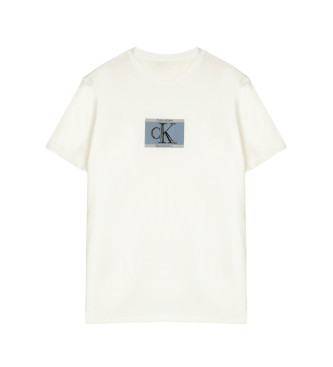 Calvin Klein Majica 30. let Box Graphic bela
