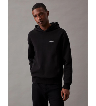 Calvin Klein Sweat  capuche en coton noir