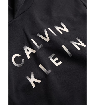 Calvin Klein Felpa con cappuccio nera con logo