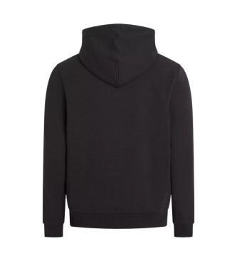 Calvin Klein Sweater met lineair logo op de borst zwart