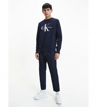Calvin Klein Core Monogram navy sweatshirt