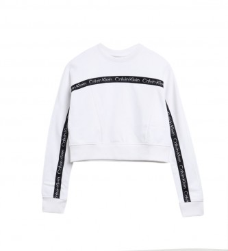 Calvin Klein Sweatshirt Strepen wit