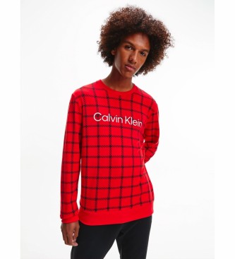 Calvin Klein Sweatshirt Polar Lounge 000NM2222E vermelho