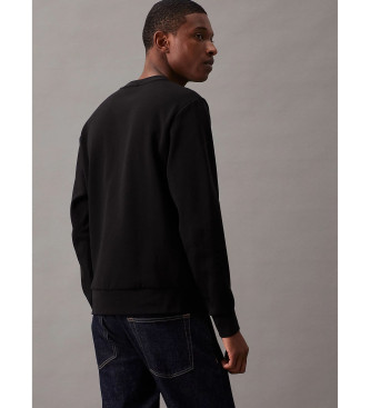 Calvin Klein Gerecycled Polyester Sweatshirt zwart