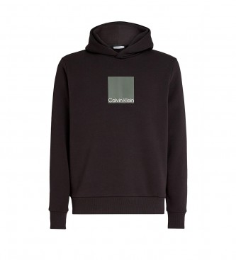 Calvin Klein Sweatshirt com logtipo quadrado preto
