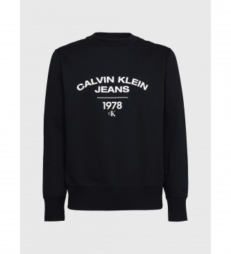 Calvin Klein University sweatshirt with black logo