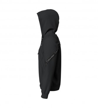 Calvin Klein Felpa con cappuccio con zip nera