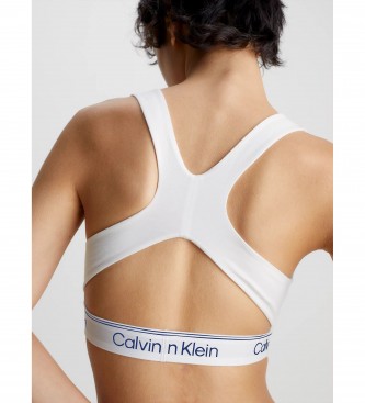 Calvin Klein Atletisk bh i bomuld hvid